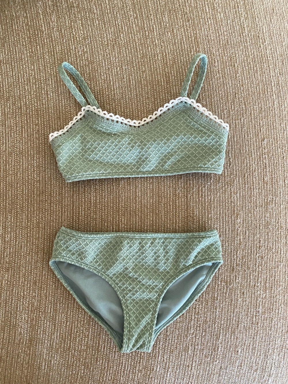 🌼 NWOT Abercrombie Kids Swim Set Bikini size 5/6
